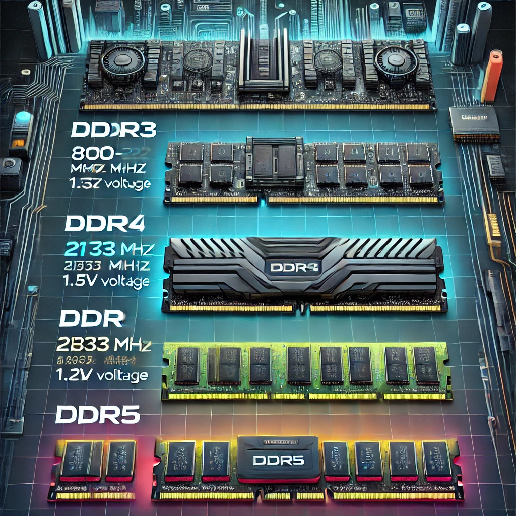 تفاوت رمهای DDR3، DDR4 و DDR5 39 تفاوت رمهای DDR3، DDR4 و DDR5