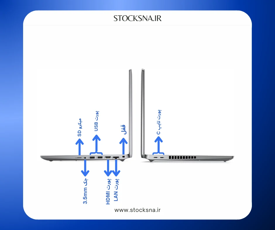 پورت های لپ تاپ Dell Latitude 5530