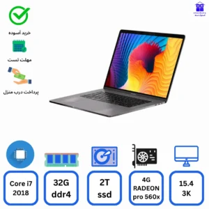 لپ تاپ استوک Apple MacBook pro2018 a1990 - Core i7-2018 - RAM 32G - 2T SSD - No HDD