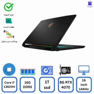 لپ تاپ استوک MSI Crosshair 16 A13V - Core i7-13620H - RAM 16G - 1T SSD - No HDD