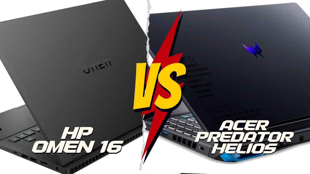 مقایسه لپ تاپ HP Omen16 با Acer Predator
